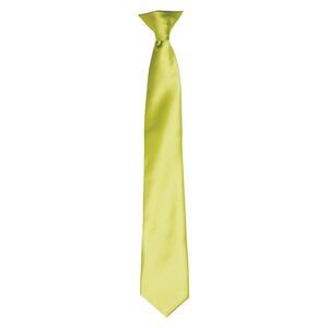 Premier Unisex Adult Satin Tie / Lime
